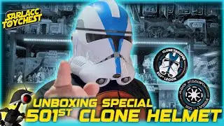 501st Clone Trooper Helmet with GameStop Exclusive challenge coin #Unboxing and #Review