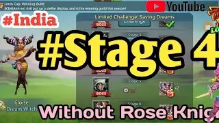 #lordsmobile #eloise #dreamwitch Stage 3 Dream Witch without Rose knight | limited chalange