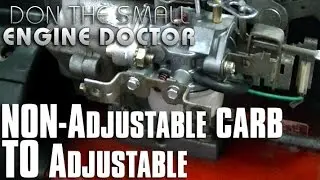 Can I Swap A Non-Adjustable Carburetor For An Adjustable?