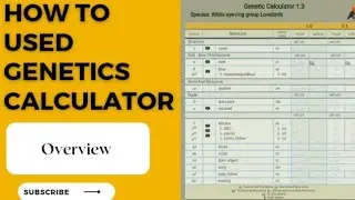 How To use genetic calculator for lovebirds #geneticscalculator #overview #lovebirdspairing