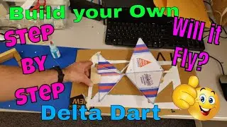 Explore flight with a Delta Dart propeller driven airplane. Step by Step instructions! Soar with us!