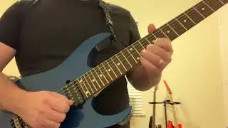 Alternate picking lick from &ldquo;Neoclassical Speed Strategies for Guitar&rdquo; by Chris Brooks