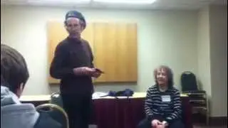 Norm Prusslin introduces Albert Bouchard