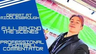 Professional football Commentator behind the scenes for @QPR vs @MiddlesbroughFC ⚽️ in the @theEFL !