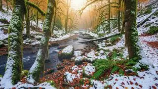 Autumn Serenity: Walk Through a Dreamy Mountain Valley