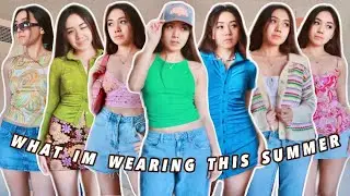 WHAT IM WEARING THIS SUMMER | Pinterest Outfit Ideas *styling summer 2021 fashion trends*