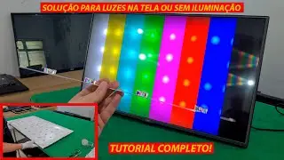 PONTOS DE LUZES NA TV LG 42LB5500 E OUTROS MODELOS - PASSO A PASSO DE COMO RESOLVER