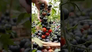 Rare black tomatos #rarevegetables #rarefruits #blacktomato #unseen #neverbefore #nature #jerson