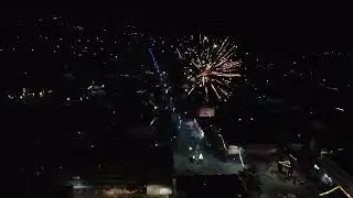 Foc de artificii orașul Buhusi, jud. Bacau. La multi ani 2026!