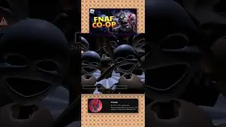 🔥 Challange Sister Location w Co-op są STRASZNE! #short #shorts  #fnaf #gameplay #roblox #fangame