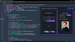 Formulario  con base de datos  SQLite en Python  con PyQt5