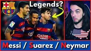 Messi / Suarez / Neymar | MSN | AMERICAN REACTS