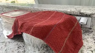 Second step of pizza dough