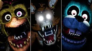FNAF Reboot Edition V4 - All Jumpscares & Animatronics