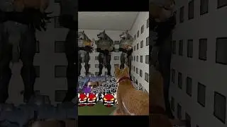 POV Cat vs Werewolf Giants & Nextbot Swarm (GMod Arena)