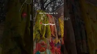 Wedding szn is here & this shop in Lajpat Nagar has all latest collections 😍👘 #ethnicwear #lajpat