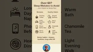 Over 60? 😴 Sleep Mistakes to Avoid (and 4 Habits for Better Rest)