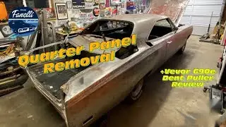 &lsquo;69 Road Runner Project | Quarter Panel Removal, Vevor G90e Panel Spot Dent Puller and More!