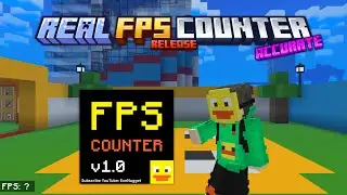 Real FPS Counter Texture Pack MCPE | Release   #minecraft #mcpe