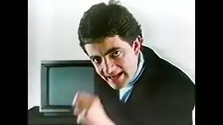 Sony Black Triniton TV with Rowan Atkinson