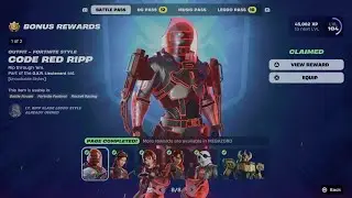 How to Unlock Code Red Ripp in Fortnite | Battle Pass Bonus Rewards Page 8