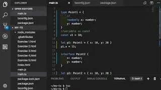 TypeScript 033  - Interface의 Readonly property