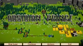 2D Minecraft Look, With Colorful Intense RogueLike Action! -- Obsidian Prince Demo #01