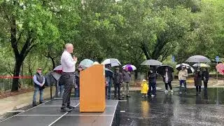 Supervisor Gore at Fitch Mountain Park & Open Space Preserve