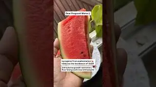 Watermelon for placental health & good fetal growth in pregnancy #pregnancydiet #prenatalnutrition