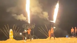 🔥 Live Fire Show on Karon Beach | Phuket Nightlife Vibes
