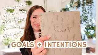 plant goals & intentions for 2025 🌿 | decluttering, shopping freeze, & creative plant projects