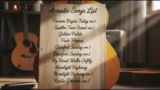 Soft Acoustic Music for Relaxation and Sleep