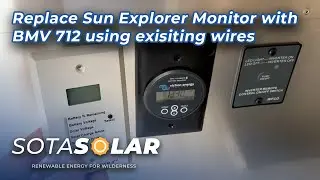 Install Victron BMV 712 in Airstream  replacing Sun Explorer Monitor using existing Ethernet cable.
