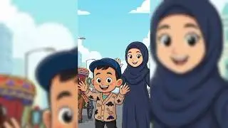 Muhammad Tsaqif dan Ibu | Lagu Anak 🦆🌈🎈 #editing #animasi #kartun #fyp #kids 
