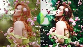 Snapseed creative photo editing || Snapseed change background colour [ Editing of smart ]