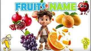 Fruits Name Song for Kids | Phal Ke Naam Geet | Hindi English Fruits Names with Fun Song