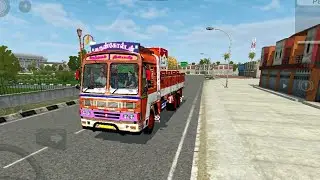 ashok leyland truck mod bus simulator indonesia | New indian Track mod bussid | Lorry mod bussid
