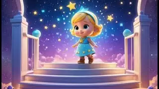 Baby Sky Climbs Stairs | Toddler Movement Song | Nursery Rhymes in English