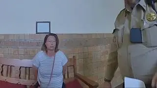 Aggressive Woman &ldquo;Loses Control&rdquo; and Charges at a Law Enforcement Officer