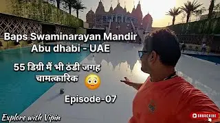 Magic at Baps Swaminarayan mandir #abudhabi #uae #travel #explore #youtuber #vlogger #mumbai #india