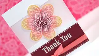 Thanks (Emboss Resist) - Make a Card Monday #158