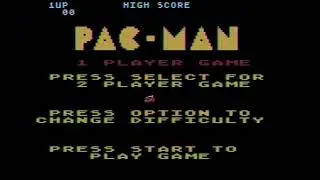 Atari 8 Bit Computer Gameplay: Pac Man (Cartridge Game) - Atari 400 / 800 / 1200 / XL / XE / XEGS