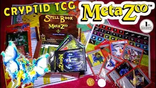 MetaZoo CRYPTID NATION 1st Edition TCG Spell Book Unboxing Promo Holos and Packs from Kickstarter