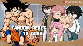 Fandom React to Dragon Ball || Goku || #anime #gachalife #goku 