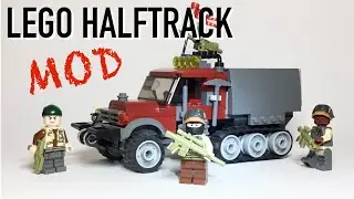 LEGO MODified Halftrack From Set 60071 (Hovercraft Arrest)