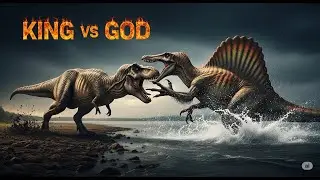 T-Rex vs. Spinosaurus: The Ultimate Apex Predator Battle (Realistic Simulation)
