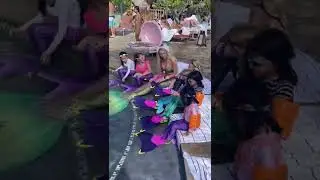 Real Mermaid performance at Turtle Bay Resort. Turn into a mermaid with mermaidkariel