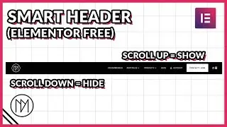 Smart Header on Scroll - Elementor Tutorial