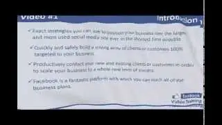 Facebook Marketing Explained Video1 DEMO