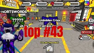 I MADE TOP #43 ON LEADERBOARD | Ninja Fighting Simulator 🥷 | Roblox